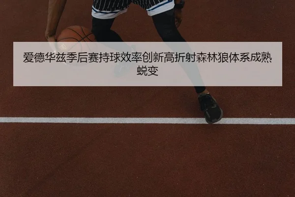 爱德华兹季后赛持球效率创新高折射森林狼体系成熟蜕变